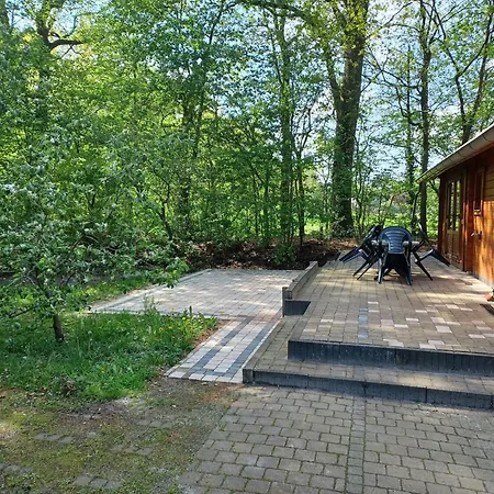 Knusse Blokhut Op Groot En Groen Perceel @ Veluwe Epe Buitenkant foto
